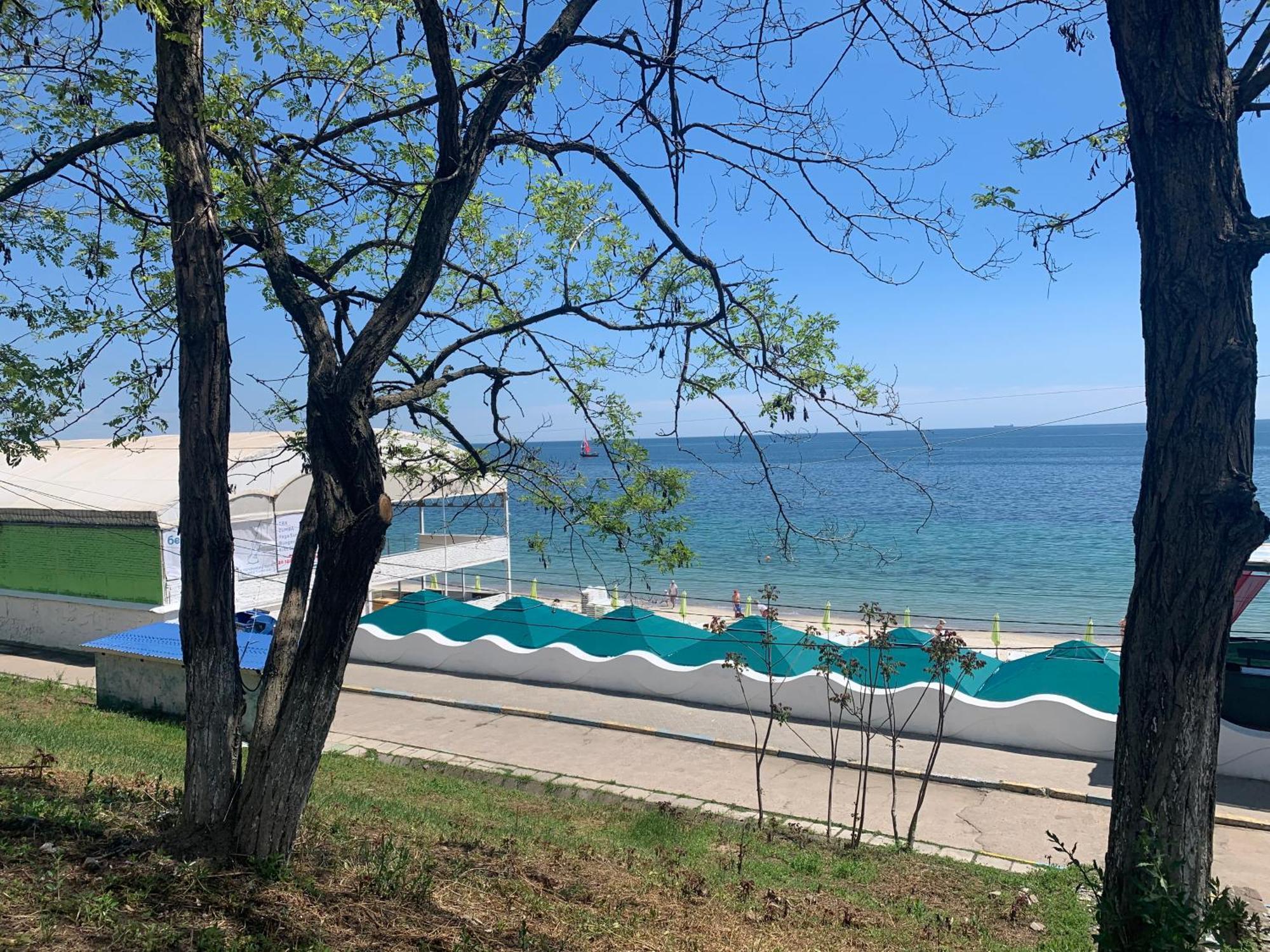 Одесса Калипсо У Моря На Пляже-Однокомнатные Апартаменты 24 Метра Экстерьер фото