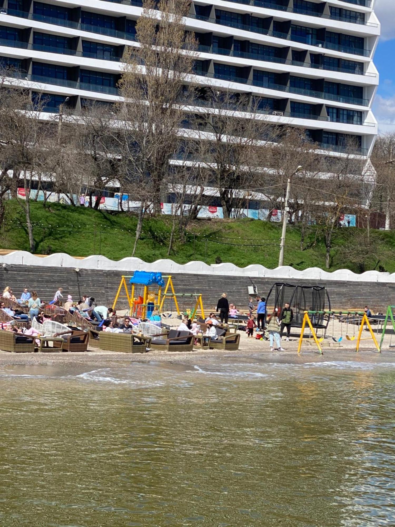 Одесса Калипсо У Моря На Пляже-Однокомнатные Апартаменты 24 Метра Экстерьер фото